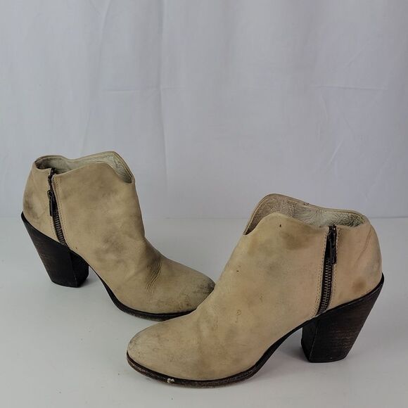 Freebird By Steven Detroit Cream Women's Booties - Picture 4 of 16